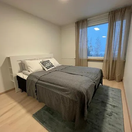 Ylimmaen Kerroksen Tilava Kolmio Jokinaekymaellae Appartement Rovaniemi